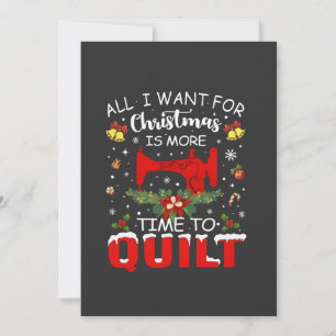 Carte Tout ce que je veux pour Noël, c'est plus de temps
