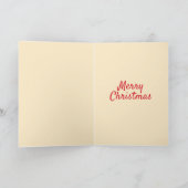 Carte Tout ce que je veux pour Noël c'est toi Mignon Drô (Intérieur)