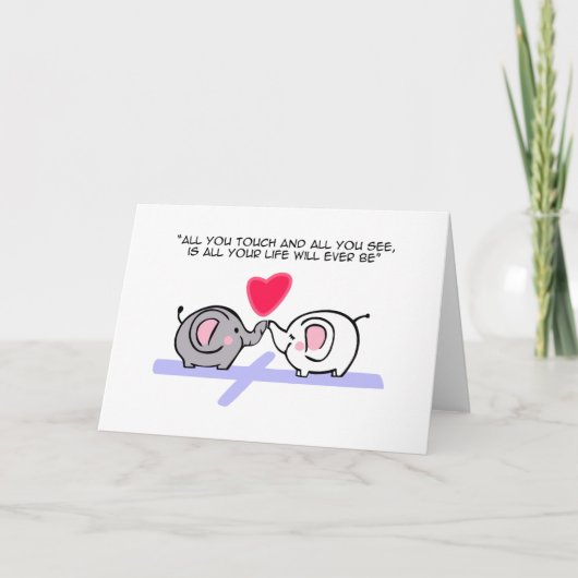 Carte Tout ce que vous touchez (Devant)