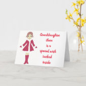 CARTE TOUT CE QUI VOUS REND HEUREUX **GRAND-FILLE** (Fleur jaune)