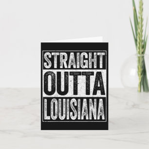 Carte Tout droit de Louisiane La State Gift