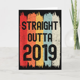 Carte Tout droit sorti de 2019 Drôle Rétro Anniversaire