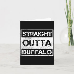 Carte Tout droit sorti de Buffalo New York Vintage en dé