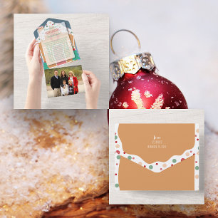 Carte tout-en-un photo Gingerbread House