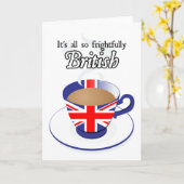 Carte Tout est si bien britannique (Fleur jaune)