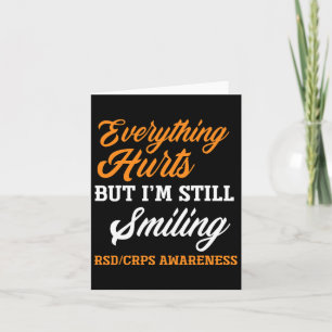 Carte Tout fait mal Je suis toujours souriant Rsd Crps A