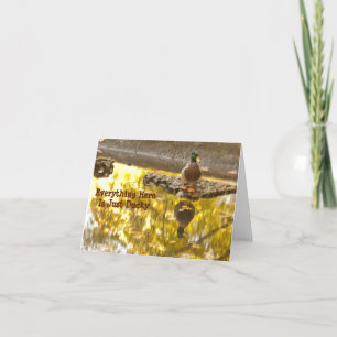 CARTE "TOUT ICI EST JUSTE" PHOTO MIGNONNE DE /DUCK