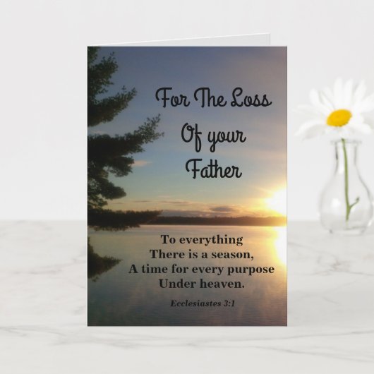 Carte Tout Il Y A Une Sympathie Père De Saison (Petite plante)