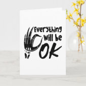 Carte Tout ira bien Technologue en Radiologie (Fleur jaune)