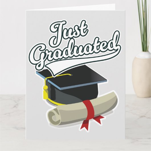 Carte Tout juste diplômé ! (Devant)