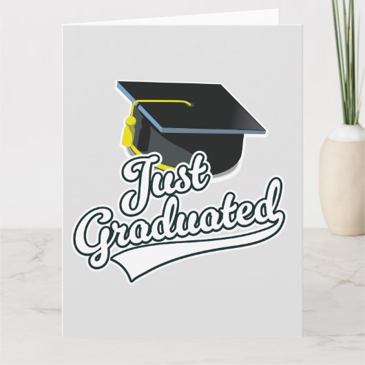 Carte Tout juste diplômé ! (Devant)