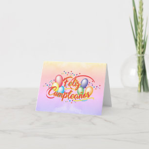 Carte Tout le meilleur pour votre anniversaire Feliz C