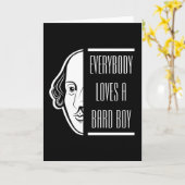 Carte Tout Le Monde Aime Un Garçon De Bard Shakespeare T (Fleur jaune)