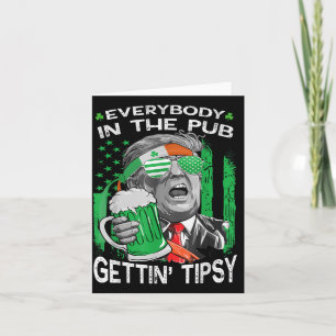 Carte Tout Le Monde Dans Le Pub Obtenir Tipsy Funny St P