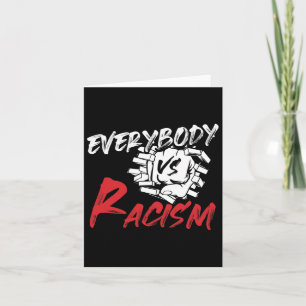 Carte Tout Le Monde Vs Racisme - Anti-Haineux Résiste Gi