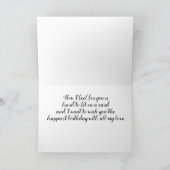 CARTE TOUT MON AMOUR **MARI** POUR VOTRE **ANNIVERSAIRE* (Intérieur)