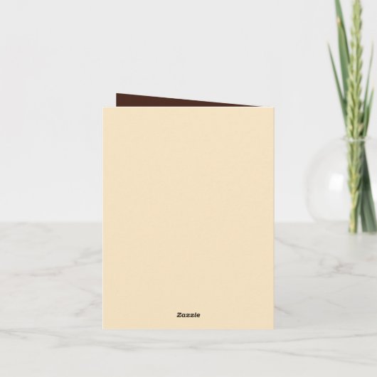 Carte Tout objet lion ajouter du texte (Dos)