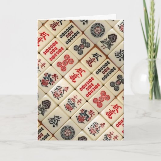 Carte Tout-occasion de Mahjong (Devant)