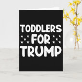 Carte Tout-petits pour Trump Élection du président améri (Fleur jaune)