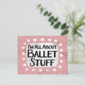 Carte Tout sur Ballet Stuff Greffard Card (Debout devant)
