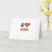Carte Tout Sur Ce Baste Noël Classique (Fleur jaune)