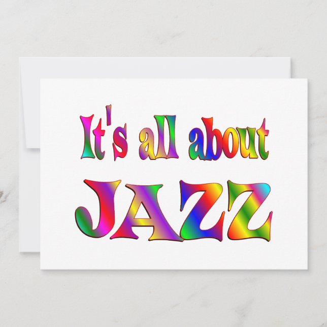 Carte Tout sur le jazz (Devant)