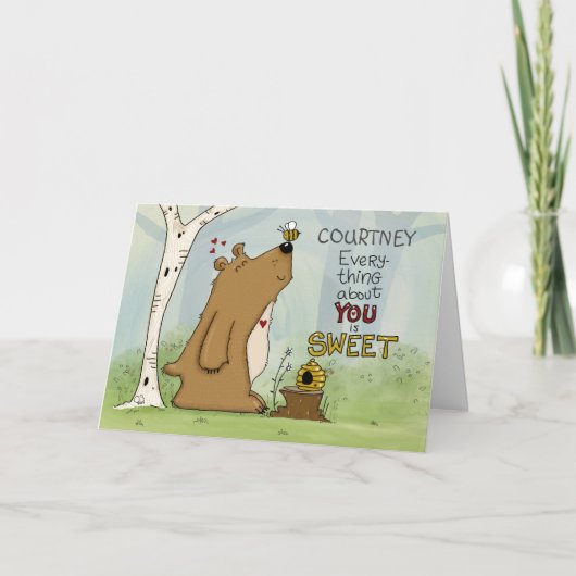 Carte Tout sur toi est doux (Devant)