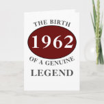 Carte Toute Année Née Dans Monogramme Ajouter Votre Nom<br><div class="desc">Amusez-vous chaque année avec la carte d'anniversaire "Naissance d'une légende". Ajoutez l'année, l'initiale, nommez un message unique, ainsi que d'autres détails comme vous le souhaitez dans les champs modèles, créant une carte unique de célébration de 40ème, 50ème, 60ème ou toute autre carte de fête d'anniversaire. Convient aux hommes ou aux...</div>