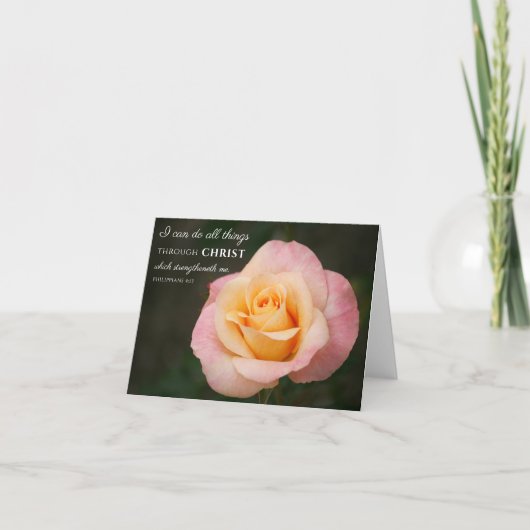 Carte Toute chose par Christ Rose des Écritures (Devant)