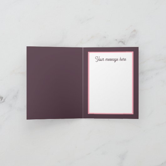 Carte Toute fin ajouter un Mariage de message (Intérieur)