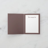 Carte Toute finalité ajouter un message de mariage (Intérieur)