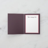 Carte Toute finalité ajouter un message de mariage (Intérieur)