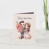 Carte Toute finalité ajouter un message de mariage (Devant)