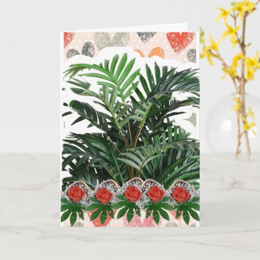 Carte Toute occasion vide (Fleur jaune)