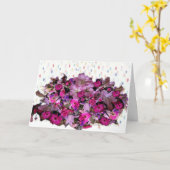 Carte Toute occasion vide (Fleur jaune)