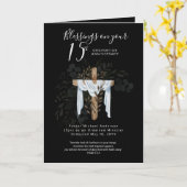 Carte TOUTE ORDINATION ANNIVERSAIRE Prêtre Pasteur Minis (Fleur jaune)