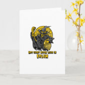 Carte Toute sorcière ne vit à SALEM (Fleur jaune)