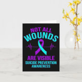 Carte Toutes Les Blessures Ne Sont Pas Visibles Bonne Se (Fleur jaune)