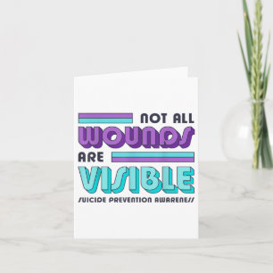 Carte Toutes les blessures ne sont pas visibles Préventi