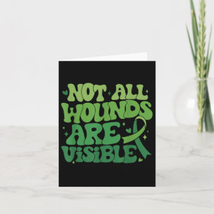 Carte Toutes les blessures ne sont pas visibles Sensibil