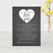 Carte toutes les choses que j'aime chez toi, les raisons (Fleur jaune)