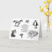 Carte Toutes Les Créatures Grandes Et Petites : Animaux  (Fleur jaune)