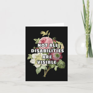 Carte Toutes les déficiences ne sont pas visibles Fibrom