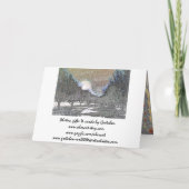 Carte Toutes Les Occasions Salutation Carte-Lune Monter (Dos)