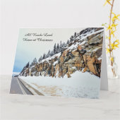 Carte Toutes les routes mènent à la maison à Noël - n°1 (Fleur jaune)