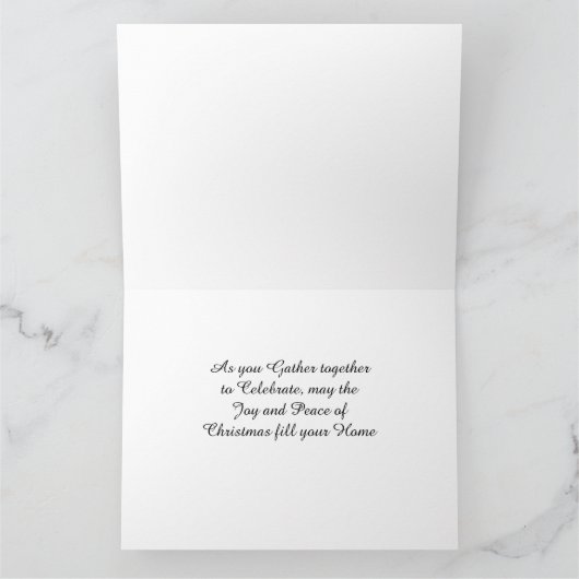 Carte Toutes les routes mènent à la maison à Noël - n°1 (Intérieur)