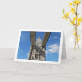 Carte Tower Bridge, Londres, Angleterre (Fleur jaune)