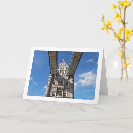 Carte Tower Bridge, Londres, Angleterre (Fleur jaune)