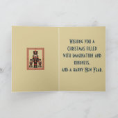 Carte Toy Soldiers Nutcracker Nordic Christmas Minimal (Intérieur)