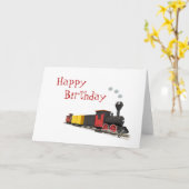 Carte Toy Train Birthday Card (Fleur jaune)